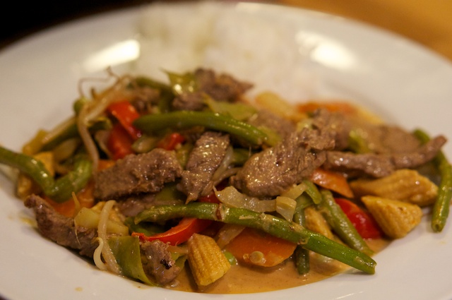 Thai-Gemüse-Curry mit Rindfleisch - Das Leben ist schön