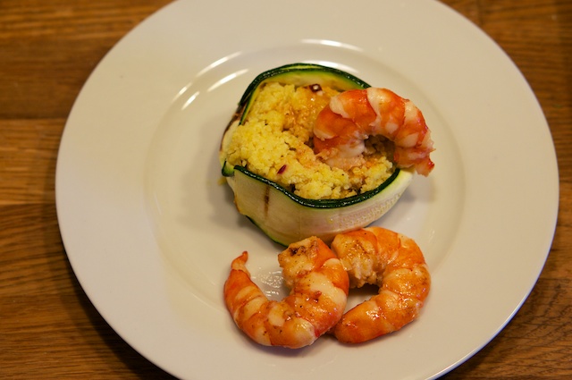 Safran-Couscous mit Limettengarnelen - Das Leben ist schön
